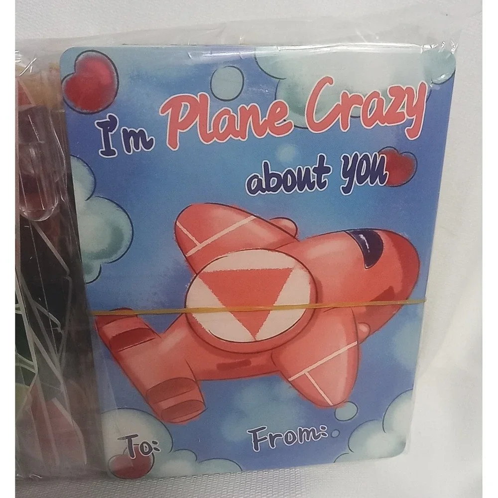 Kids Airplane Valentines Day Cards & AirPlanes‎ 35 Pack School Valentines New